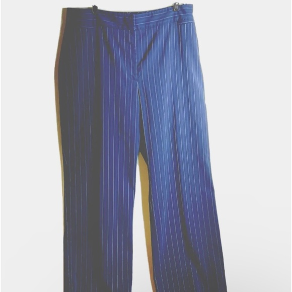 Chico’s Stripe Print Trouser professional look trousers 3 - Picture 1 of 5